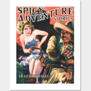 Spicey Adventure Stories cover Posters and Art